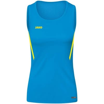 Jako Challenge Tanktop Dames - Jako Blauw / Fluogeel | Maat: 34