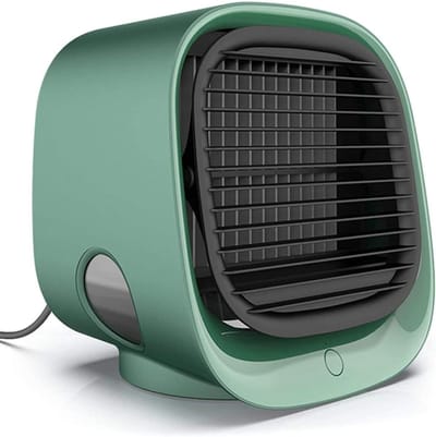 Draagbare Airco Fan - Persoonlijke Koeler - Persoonlijke Koeling - Ultrasone Spray - 2500 Gram - Wit