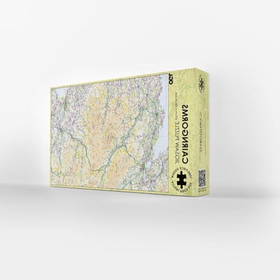 Legpuzzel 1000 Stukken - Kaart Puzzel - Ontspannend Tijdverdrijf - Gedetailleerde Kaart - 69x48 cm - Multicolor