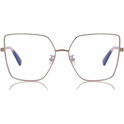 Max Mara Mm5073 H B Blauw Licht Blok 034 Dames Bril 60-15-140