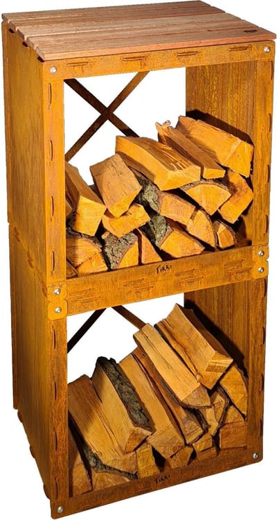 Fikki Wood Storage Butcher Block