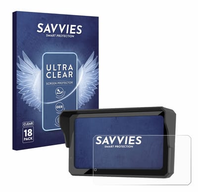 Savvies - Screenprotector voor Carpuride W602BS Pro - Folie Beschermfolie transparant 18 Stuks