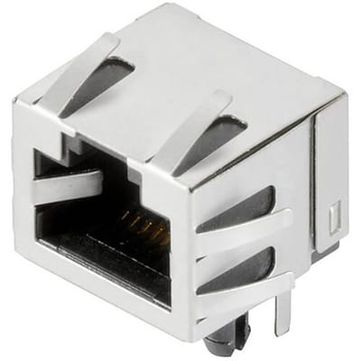 Weidmüller RJ45C5 R1U 3.3E4N RL RJ45-aansluitstekker CAT 5 2562930000 Bus, inbouw horizontaal Aantal polen (sensoren) 8 Zilver, Zwart 180 stuk(s)