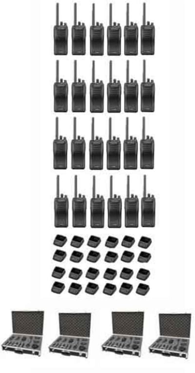 Set van 24 stuks Kenwood TK-3501 PMR446 met tafelladers en koffer