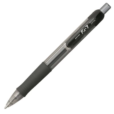 Penac FX-7 - Gelpen - Gel inkt balpen - Zwart - 0.7 mm
