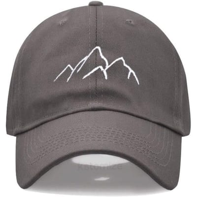 Baseballpet voor Heren Dames Zacht Gewassen Katoen Bergketen Borduurwerk Dad Hat Mode Buiten Sport Golfpetten