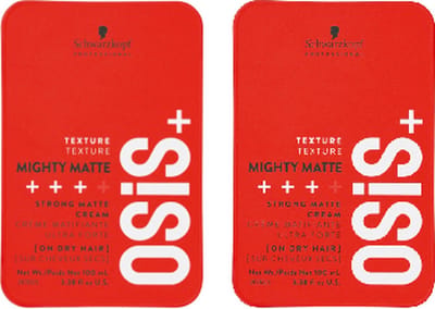 Schwarzkopf Professional OSiS+ Mighty Matte Texture Stylingcrème - duo pack - voordeelverpakking - 2 x 100ml
