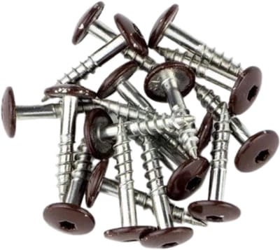 Trespaschroeven RVS 4,8x38 verpakt per 50 stuks bruin (RAL 8017)