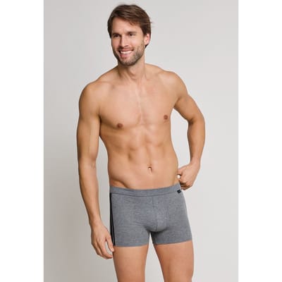Schiesser Cotton Stretch Heren Boxershort - 2 pack - Antraciet - Maat XXL