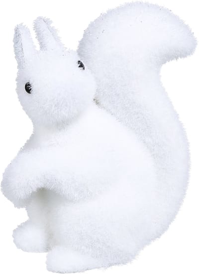 JJA - Witte eekhoorn decoratie 12 cm