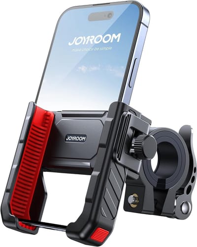 Mobielhouder voor fiets - Motorfiets - Anti-shake schokdemper - Universele telefoonhouder voor stuur (4,7-7 inch)