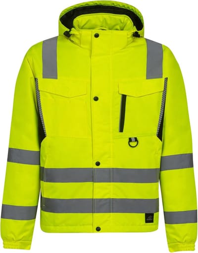 Waterdichte Heren Werkjas Winter met Reflecterende Details