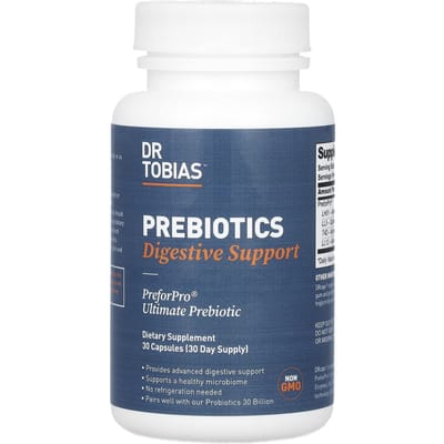 Dr. Tobias, Prébiotique, Complément digestif, 30 capsules