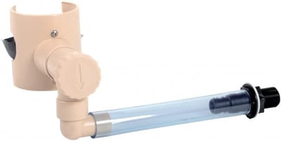 Ronde opvangbak voor regengoot in beige