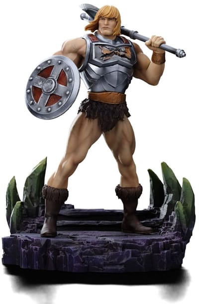 Iron Studios Masters of the Universe Art Scale Statue 1/10 He-Man Battle Armor Version heo Exclusive 23 cm Beeld
