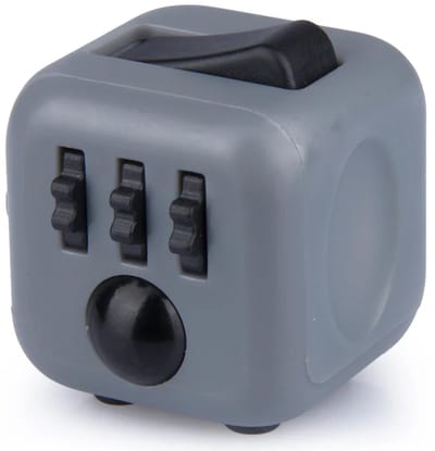 Infinity Magic Cube - Friemelkubus - Infinity Cube - Fidget gadget - simple dimple - Anti stress Fidget Spinner - Stress verlichtend - Fidget Toys - Grijs