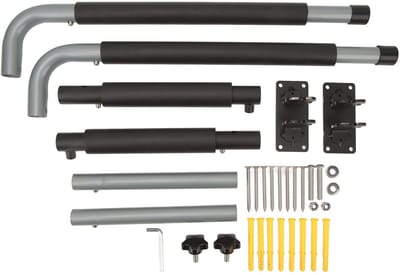 Dailygoods- Dakkoffer Opvouwbaar - Wandmontagerek - Telescopische Arm 42-58 cm - 50 kg Capaciteit - Bescherming Uitrusting - Flexibel Design - Dakkofferhouder