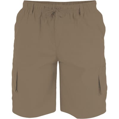 Duke Heren D555 Nick Cargo Shorts met Elastische Taille M zand