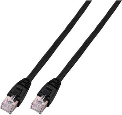 EFB NORDIC EFB-Elektronik patch cable - 10 m - black - Zwart - 10m