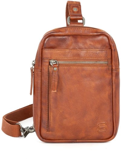 Leren Slingbag - Rustler - Brandy Cognac