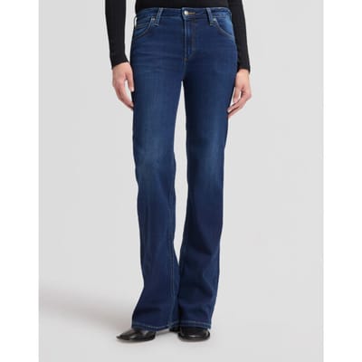 Lee - Lana - Dames Mid Rise Bootcut Jeans - Eternal Blue