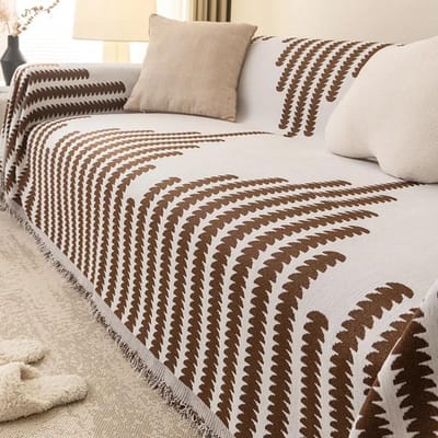 Nordic Sofa Throw Blanket Universele gebreide bankhoes met kwastjes Ins Style Outdoor picknickdekens Wandtapijt voor bed 180x130cm