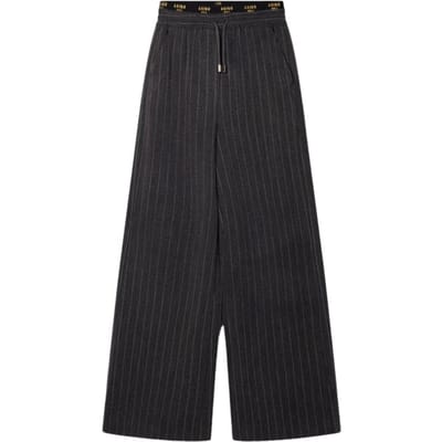 Ai&Ko Esila Pinstripe Vis 532 G Broeken Meisjes - Donkergrijs - Maat 152