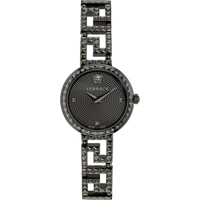 Versace Greca Goddess VE7A00123 Horloge - Staal - Grijs - Ø 28 mm
