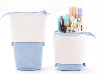 Pop-Up Etui - uitschuifbare etui - Blauw
