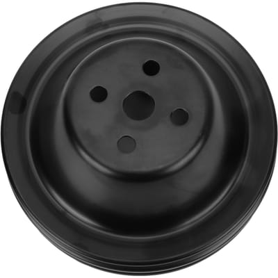 Poulie de pompe à eau courte SWP Double gorge Remplacement pour moteur CHEVROLET SBC 262 327 400 gray