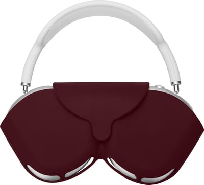 kwmobile cover voor over-ear koptelefoon - geschikt voor Apple AirPods Max / AirPods Max 2 - Van flexibel silicone - In bordeaux-violet
