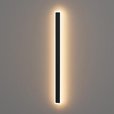 Lange 35W LED Wandlamp Zwart - Waterdichte Buitenlamp voor Tuin en Terras