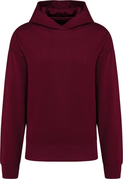 Kariban Oversized fleece sweater met capuchon K4018 - Wine - 3XL