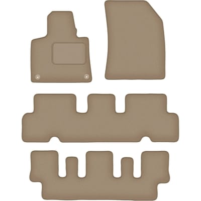 Wielganizator WLG-CARLUX Serie - Beigen Automatten - Citroen C4 Grand Picasso II - 7 zitplaatsen - 2013-2019