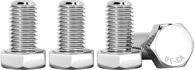 Hoogwaardige M6 x 10mm Hex Head Schroeven, 20 stuks, Geschikt voor Metaal, Constructie en Machines