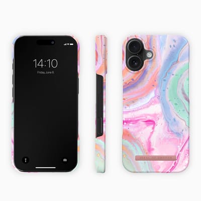 iDeal of Sweden Fashion Backcover geschikt voor Apple iPhone 17 - Pastel Marble