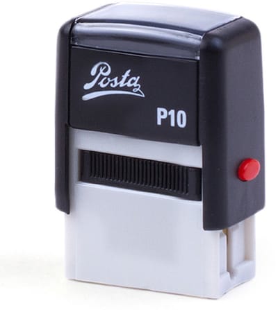 Posta P10 | zelfinktende stempel | 26x10mm
