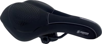 Benson Comfortabel fietszadeldek met ventilatie en reflectie - 275 x 192 mm - zwart