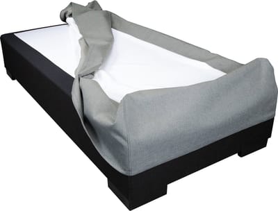 Slaaploods.nl Boxspring Hoes - 180 x 210 cm - Hoogte 30 cm - Grijs I91