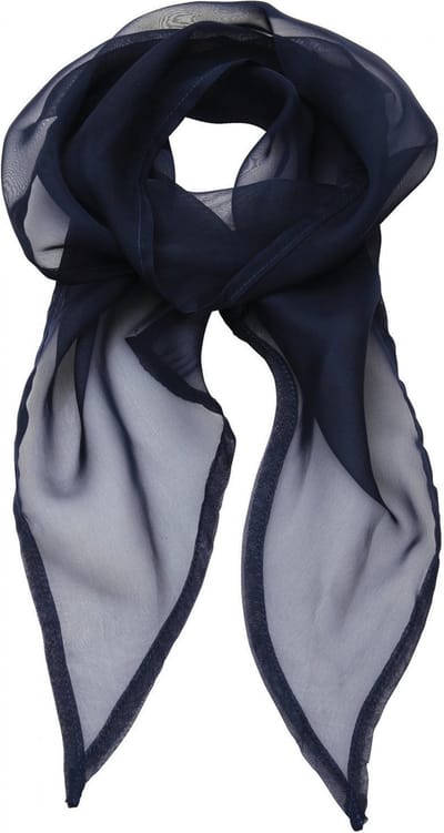 Premier Ladies Chiffon Scarf PR740 - Navy - One size