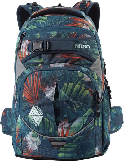 NITRO Schoolrugzak Rugzak Daypacker Collection Superhero Backpack 30L Tropical Kleurrijke
