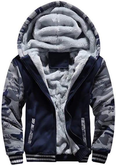 Fleece Gevoerde Oversized Hoodie met Capuchon voor Heren - Warme Trui voor Winter