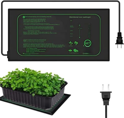 DnA® Warmtemat - Verwarmingsmat - Warmtemat Planten - Zwart - 53cm x 26cm x 2cm