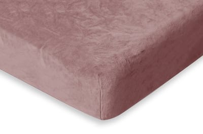 Eleganzzz Hoeslaken 200 gr/m2 Hoogwaardig Flanel Fleece 35cm Hoekhoogte - Old Rose - 80/90x200 - Hoeslakens - Eenpersoons - Fluffy Hoeslaken