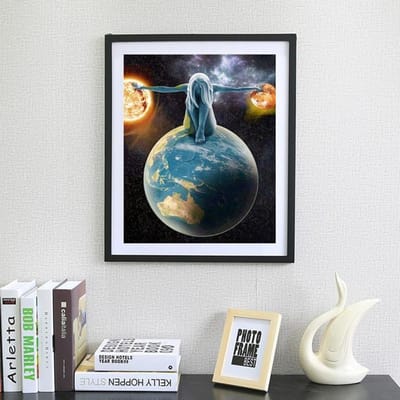Diamond 5D DIY Diamond schilderij  Universal Woman  3D borduren kruissteek mozaïek schilderij 20X30CM gray