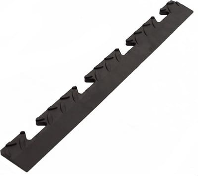 PVC kliktegel randstuk female zwart