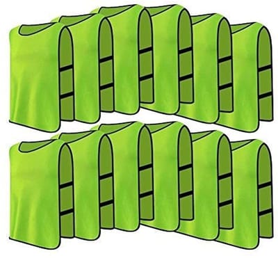 Dailygoody - Fietsenrekken En Opslag - Training Shirts - Ademend en Sneldrogend - Set van 12 - Teamsport Accessoire - Perfect voor Sportteams - Mesh D...