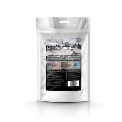200g George & Bobs konijnenoren met vacht hondensnacks