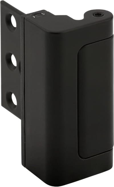 Deurblokker - Deurstoppers - Deuren Beveiligen - Modern Design - 6.2 x 4.1 x 7.6 cm - Mat Zwart