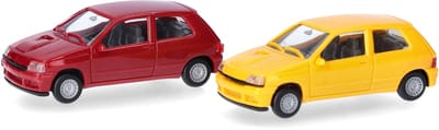 Renault Clio 16V Rood / Geel (Minikit 2 St.)